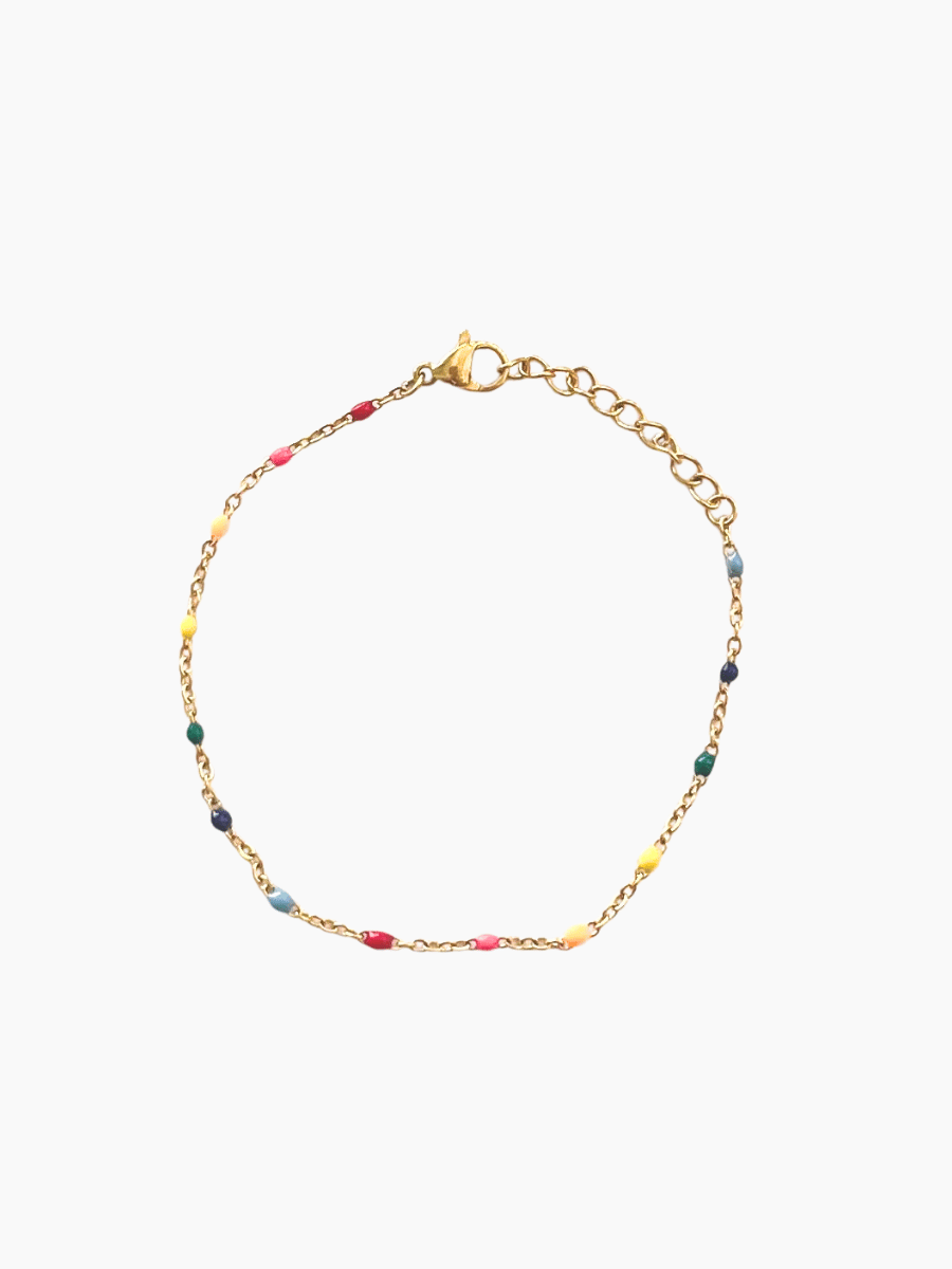 kadio jewelry Averi Rainbow fashion Gold bracelets