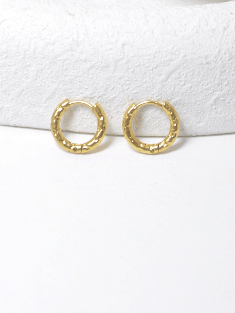 kadio jewelry Hallie Hoop fashion gold earrings