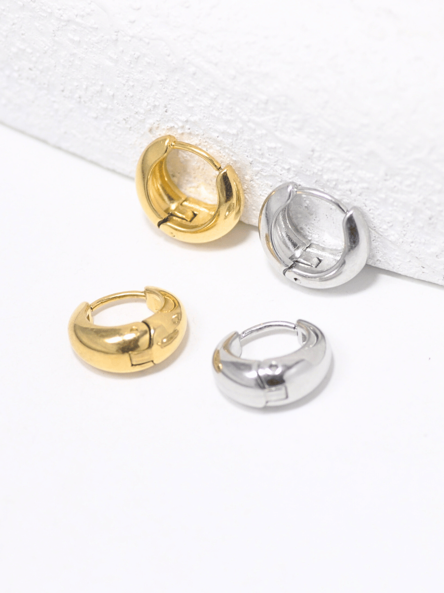kadio jewelry Lora Hoops fashion silver earrings