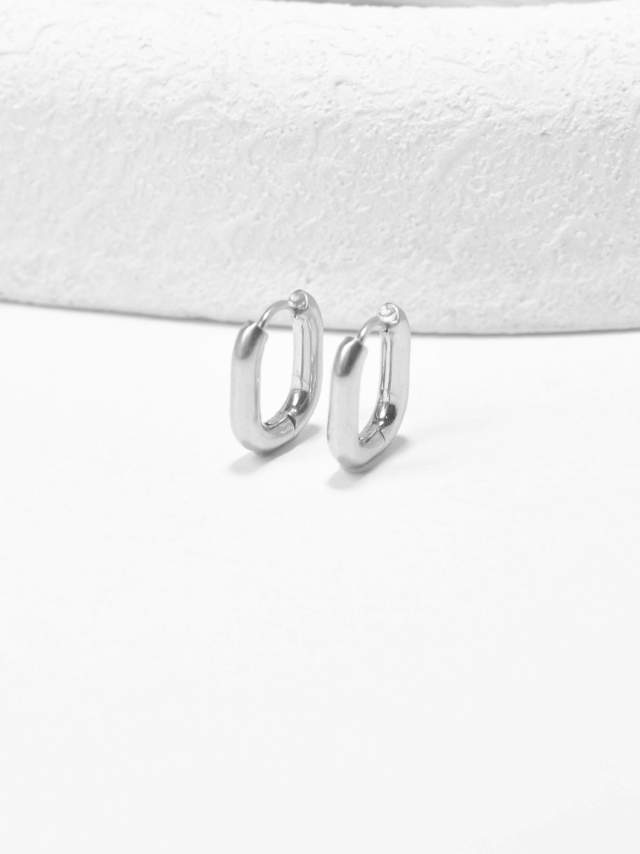 kadio jewelry Mia Hoop fashion silver earrings
