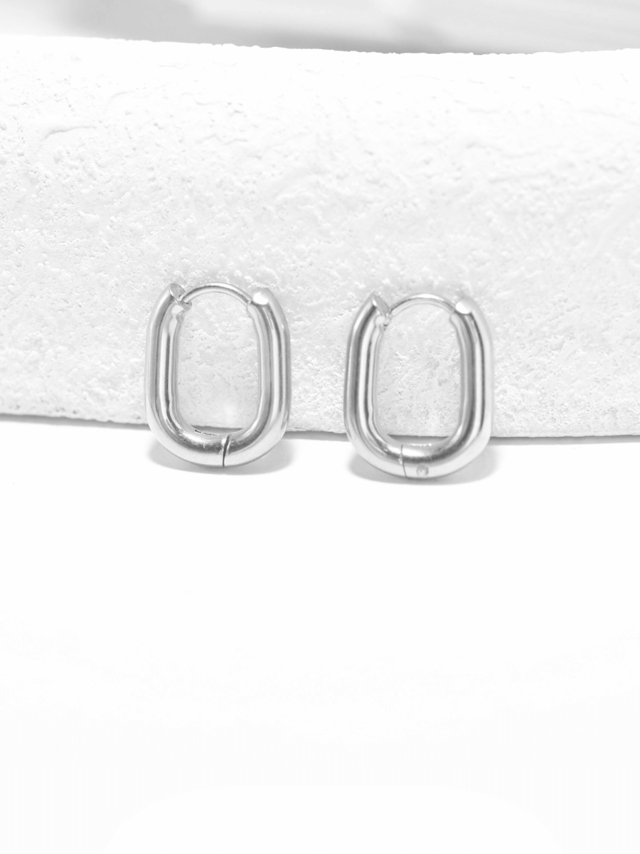 kadio jewelry Mia Hoop fashion silver earrings