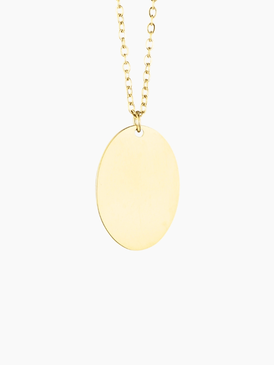 kadio jewelry Moira Engravable (TEXT & ICON) fashion gold necklaces