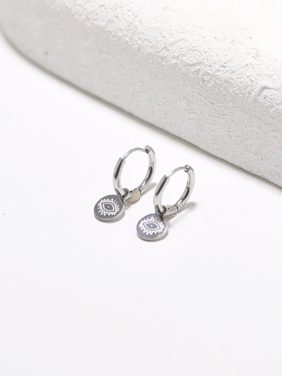 kadio jewelry Nazar Earrings fashion silver earrings